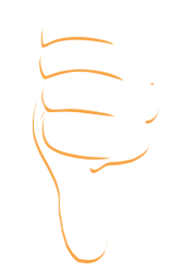 thumbs down