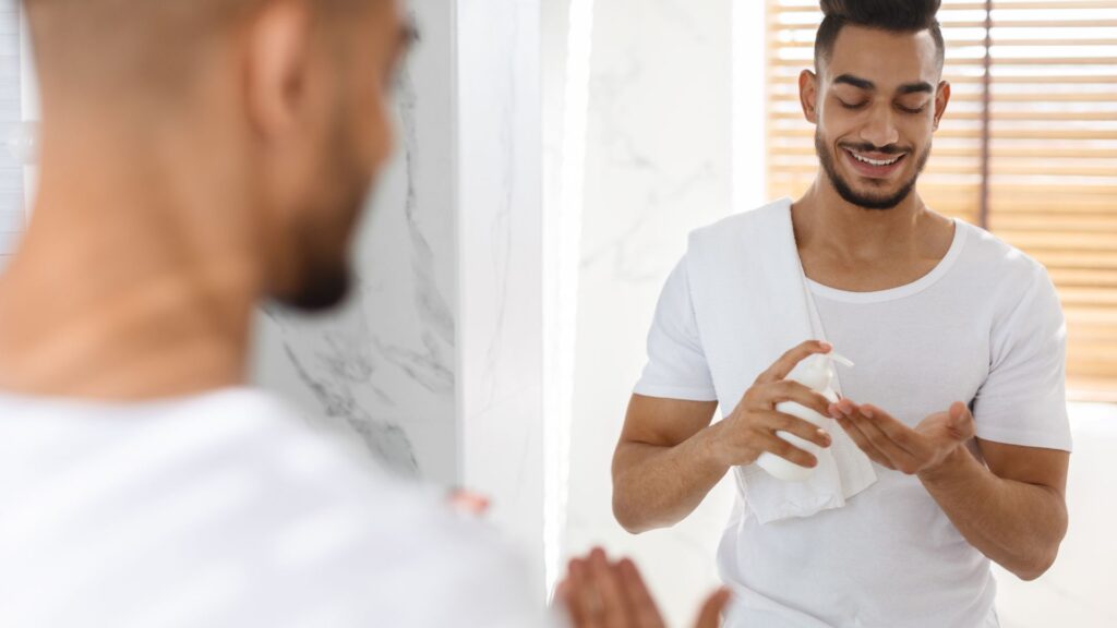 men's skincare routine