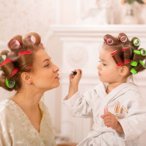 using heatless curlers