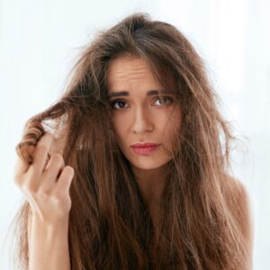 dull and dry hair