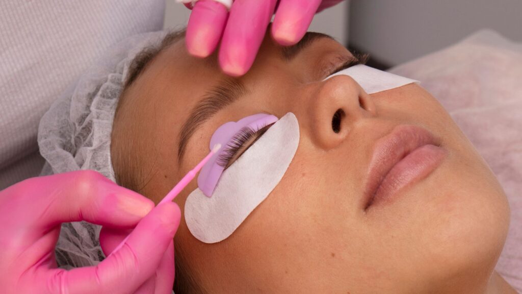 Eyelash lift procedure