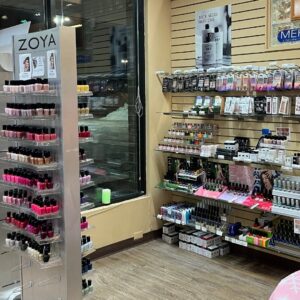 Nail color options in our store